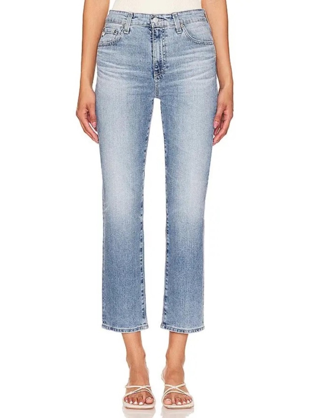 AG Saige Straight Leg Crop Jeans